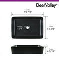 thumbnail image 3 of DeerValley Ceramic Rectangular Vessel Sink for Bathroom ,Hotel,Balck,DV-1V0010, 3 of 11