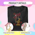 thumbnail image 3 of Girl Rhinestone Iron on Hotfix Heat Transfer Fashion Girl Iron On Stickers Colorful Bling Patch Heart Woman Bling Rhinestone Decals for Clothes Bags Pants Fabric Decor, 3 of 9