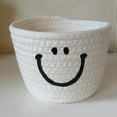 thumbnail image 1 of Storage Basket,Cute Cotton Rope Basket Woven Cotton Rope Storage Basket Cute Cotton Rope Basket Smooth Operation, 1 of 5