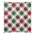 thumbnail image 2 of Portable Beach Tent Sun Shelter With Ground Pegs Water And Wind Resistant Sun Shade Canopy Angle Adjustable Traditional Tartan Plaid, 2 of 7
