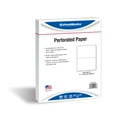 thumbnail image 3 of PrintWorks Professional Half Sheet Perforated Paper 8.5” x 11” - Perfect For W-2, 1099, & Statement Use - Made in the USA - 500 Sheets - 24 lb - A5 Paper - Printer Compatible - White (04118), 3 of 10