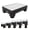 White Mat+black Step, variant on 5-level Adjustable Step Stool Noctilucent Bedside 700 Lbs Capacity Safety Platform Indoor And Outdoor Foot For Seniors Wide Stools Assistance At Night