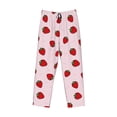 thumbnail image 6 of Uemuo Strawberry Pattern Men's Wide Leg Palazzo Lounge Pants with Pockets Light Weight Loose Comfy Casual Pajama Pants-XX-Large, 6 of 9