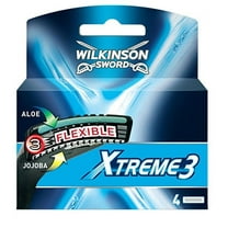 Wilkinson Sword Xtreme3, 4 Count Refill Blades (Same As Schick Xtreme 3 Catridges)   Schick Slim Twin ST for Sensitive Skin