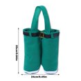 thumbnail image 4 of Bolsa de dulces portátil Papá Noel Pantalones Canasta de pantalones con asa Vino Feliz Navidad Año nuevo Regalo Decoración de banquete de boda Verde L Advancent HA009245-06, 4 of 6