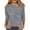 004_Gray, variant on Women's Mardi Gras Shirts 3/4 Sleeve Tops New Orleans Crew Neck Carnival Party Tshirt Casual Crewneck Blouse