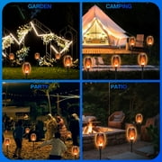 Flickering Flame Solar Lights Outdoor, 4 Pack Solar Torch Lights for Outside, Solar Garden Stake Lights LED Waterproof for Outdoor Decor Yard Patio Pathway Landscape Christma H-alloween