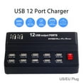 thumbnail image 3 of USB Charger with Multi Ports Smart charger block fast Charging Station Hub Socket Multi-Port Fast Charger Power Strip for Mobile Phone Tablet, 3 of 6