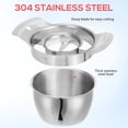 thumbnail image 4 of Amosfun Stainless Steel Pomegranate Deseeder Tool with Wooden Hammer for Nuts 1Set, 4 of 6