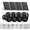 Black, variant on 2K Security Cameras Wireless Outdoor with 2.4Ghz 5Ghz WiFi, Solar Panels, Battery Powered, AI Motion Detection Spotlight Siren Alarm,, Night Vision, 2-Way Talk, IP66 Waterproof