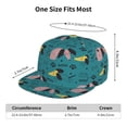 thumbnail image 6 of Fotbe Dachshund Dog Flat Bill Visor Cap Classic Snapback Hat Polyester Foam Trucker Hat Trucker Cap Adjustable Baseball Cap, 6 of 9