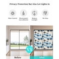 thumbnail image 4 of Window Privacy Film Tropical Plants Stained Glass Window Film Decorative Sun Block Window Cover Cartoon Summer Ocean Beach Palm Tree Window Clings Static Adhesive Sticker for Bathroom 17.7"x39.3", 4 of 7