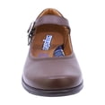 thumbnail image 3 of Zapato escolar Coqueta para niña de piel café Danna con hebilla, 3 of 6