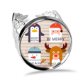 thumbnail image 1 of Feliz árbol de Navidad renos retrato Anillo de compromiso de boda de amor ajustable Unbranded M, 1 of 3