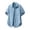 c01Blue, variant on USNSM Mens Button Down Shirts Casual Short Sleeve Collar Neck Shirt Textured Floral Summer Beach Vacation Tops with Pocket Gray L