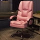 thumbnail image 5 of Leather Executive Relax Office Chair Fancy Comfortable Blue Lazy Ergonomic Office Chair Gaming Comfy Silla De Oficina Furniture My Lux Decor Round, 5 of 30
