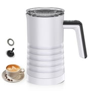 Pinnaco Electric Milk Frother and Steamer 4 in 1, 400W Non-Stick Interior, 580ml Milk Foam Maker for Coffee/Latte/Cappuccinos