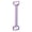 Purple, variant on Adjustable Resistance Band For Women With Four Levels Silicone Stretch Band Perfect For Back And Shoulder Training