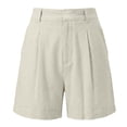 thumbnail image 2 of Short Quarry para Dama, Lino Avena Talla EG, 2 of 4