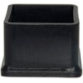 thumbnail image 3 of Paquete de 12 tapas de 40 x 40 mm (4,0 x 4,0 cm), negras, patas de silla, mesa, silla, suelo, forma cuadrada, silicona duradera, 3 of 5