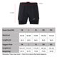 thumbnail image 2 of Lixada Pantalones cortos para correr 2 en 1 para hombre Entrenamiento activo transpirable de secado rápido, 2 of 7