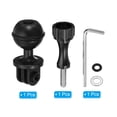 thumbnail image 3 of Unique Bargains Action Camera Ball Mount Adapter Rotating Ball Head Mount for Sports Camera Style 2, Black 1 Set, 3 of 5