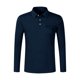 thumbnail image 5 of Blusa y camisa de manga larga con cuello vuelto para hombre, informal, lisa, de manga larga, deportiva, de poliéster, 5 of 6