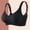 Black, variant on Riecok Comfort Bras for Women Wireless Seamless Push Up Soft Breathable Daliy Sport Bras Beige L