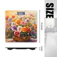 thumbnail image 2 of High Precision Body Weight Scale Smart Bathroom Scales with Large LCD Display(400lbs),Decorative for Bedroom-Bouquet Of Sunflowers And Roses In Basket, 2 of 4