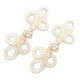 thumbnail image 2 of Botones de rana BLESIY con nudo chino 2 pares 6 x 14 cm beige, 2 of 8