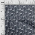 thumbnail image 2 of oneOone Polyester Spandex Navy Blue Fabric Floral Line Drawing Dress Material Fabric Print Fabric By The Yard 56 Inch Wide, 2 of 4