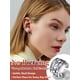 thumbnail image 3 of Pendientes Silvora cráneo Ear Cuff de plata esterlina ajustable para hombres y mujeres, 3 of 8