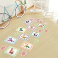 thumbnail image 1 of Cartoon Number Jumping Game Floor Stickers for Teens Room Boys Girls Room Decor PVC Animal, 1 of 4