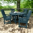 thumbnail image 3 of Highwood's 48" Round 5-pc Lehigh Dining Set - Dining Height, Outdoor, Eco-friendly, Synthetic Wood, 3 of 8