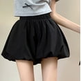 thumbnail image 2 of Shorts for Women Trendy,Women's Bubble Shorts Elastic High Waisted Puffy Skorts Shorts Y2k Skirts with Shorts Underneath, 2 of 6
