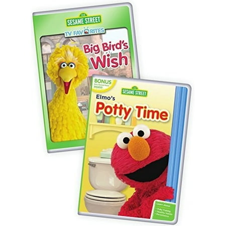 Potty Time Elmo - Elmo's Potty Time / Elmo's World: Big Bird's Wish (DVD)