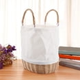 thumbnail image 2 of 3X Bag Bolso Impermeable de Mimbre de la Playa del Verano del Bolso del Embrague de Las Mujeres, 2 of 8