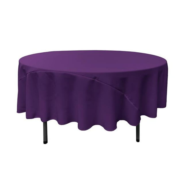TCpop90R-PurpleP23 Nappe en Popeline de Polyester, Violet - 90 Po. Rond