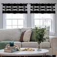 thumbnail image 5 of LALILO Kitchen Curtain Valance Typical Colorful Art Rod Pocket Window Curtain 52"x 18" Set of 2, 5 of 7