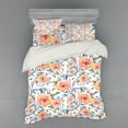 thumbnail image 2 of Ambesonne Rose Bedding Set 3 Pcs, Blossoms with Aquarelle Effect, Twin, Multicolor, 2 of 3