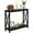 Black, variant on Alpinel 39.4'' Entryway Table Console Table, 2-Tier Narrow Sofa Side Table with Storage Shelves for Entryway, Living Room, Hallway, Office, Foyer, Space Saving (Grey)