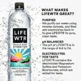 thumbnail image 3 of LIFEWTR Premium Purified Water, pH Balanced with Electrolytes, 100% recycled plastic bottles, 33.8 Fl Oz, 1L, 6 Count (Pack of 1), 3 of 3