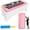 Pink, variant on DEA Large Inflatable Serving Bar 72 x 30 x 5'' Inflatable Ice Serving Buffet Bar Inflatable Cooler Ice Buffet Salad Serving Trays with Drain Plug for Pool Outdoor Party Picnic(White,2 Pack)