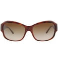 thumbnail image 2 of Tory Burch  Plastic Womens Rectangle Sunglasses Tort/Orange Zig Zag 57mm Adult, 2 of 3