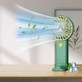 thumbnail image 5 of EUDIDV Hand Held Fan Rechargeable Style Handheld Small Fan A Must-have Little Gadget For Summer Outings Phone 5-leaf Fan Blades Provide Strong Supply The Can Be Used In Multiple Scen USB Fan Portable, 5 of 5