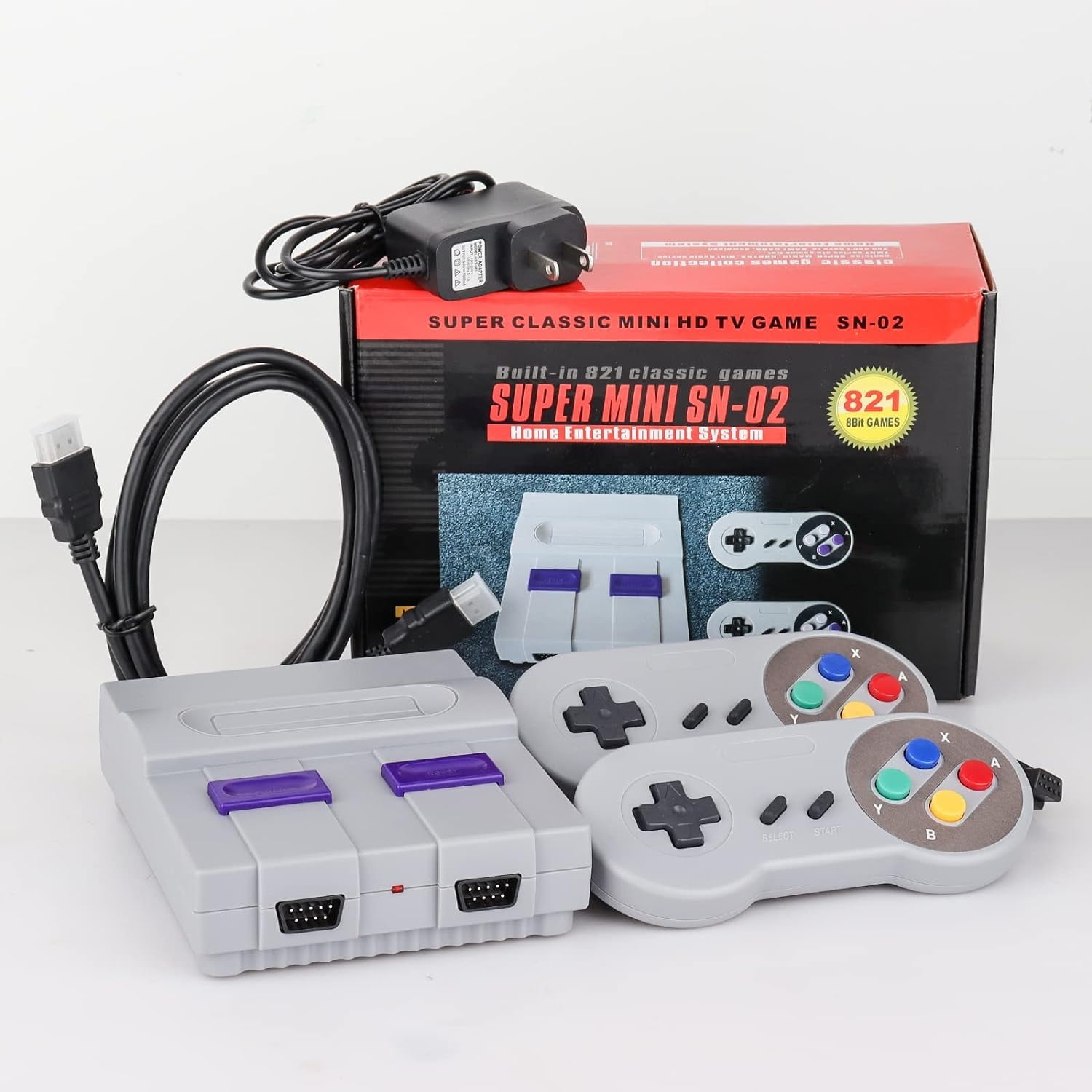 Retro Game Console HDMI Super Mini Classic Video Game System Built in 821 Plug and Play Video Games for Birthday Valentine Gift Best G A birthday gift for children and friends Walmart
