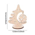 thumbnail image 3 of Decoración Navideña de Madera Ganfancp Adorno de Sobremesa Ofertas y Liquidaciones 1 Adorno, 3 of 6