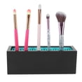 thumbnail image 4 of Makeup Case, Sturdy Cosmetic Organizer Multi Purpose Durable Large Capacity  For School For Home Black+Blue, 4 of 8