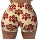 thumbnail image 2 of Balery Thanksgiving Sketch Turkey Pantalones cortos de entrenamiento estampados para mujer, sin costuras, ajustados, para gimnasio, yoga, correr, deportes, ejercicio activo, fitness.-Medium, 2 of 8