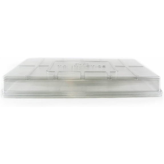 Plant Tray Clear Plastic Humidity Domes: Pack of 10 - Fits 10 Inch x 20 Inch Garden Germination Trays - Greenhouse Grow Covers